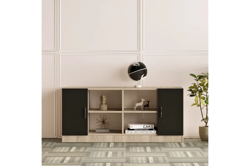 Valladbla Møbelsæt Kontor - Natur/Sort - Møbler - Møbelsæt - Møbelgruppe til kontor