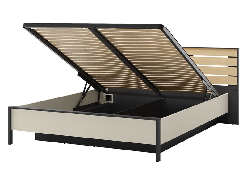 Navron Soveværelsesmøbelsæt - Beige/Sort - Møbler - Møbelsæt - Møbelsæt til soveværelse