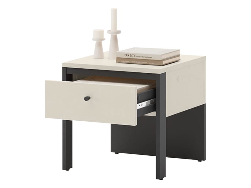 Navron Soveværelsesmøbelsæt - Beige/Sort - Møbler - Møbelsæt - Møbelsæt til soveværelse