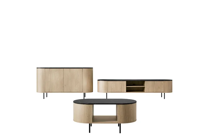 Pantego Møbelsæt Til Stue, Brun