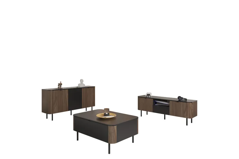 Pollena Møbelsæt Til Stue, Brun