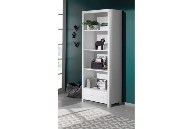 Seng med natbord 2-dørs garderobe Skrivebord Reol Skuffe Erik - Møbler - Møbelsæt - Møbelsæt til soveværelse