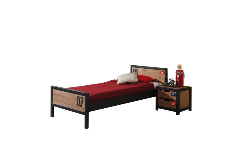 Seng med natbord Alex, undefined