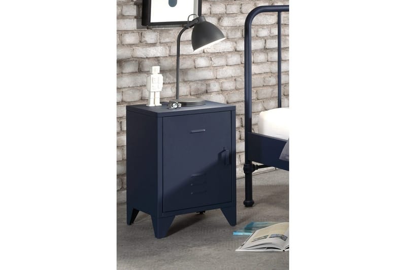 Seng med natbord Bronxx Blå - Blå - Møbler - Møbelsæt - Møbelsæt til soveværelse