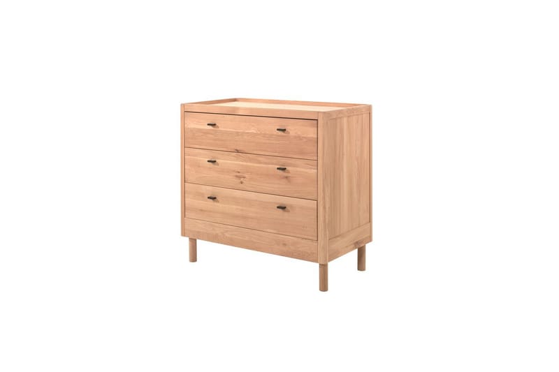 Seng med natbord garderobe Forrest kommode med 3 skuffer Eg - Eg - Møbler - Møbelsæt - Møbelsæt til soveværelse