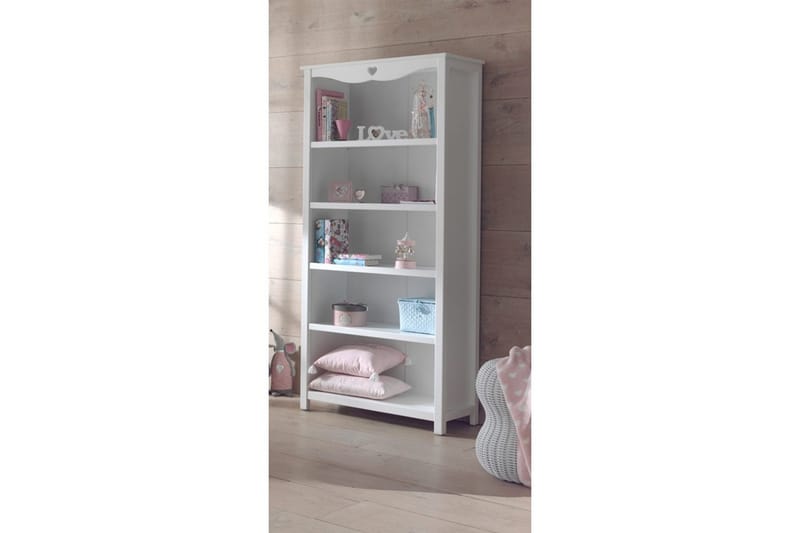 Seng med natbord garderobe skrivebord bogreol Amori Hvid 2-døre - 2-døre - Møbler - Møbelsæt - Møbelsæt til soveværelse