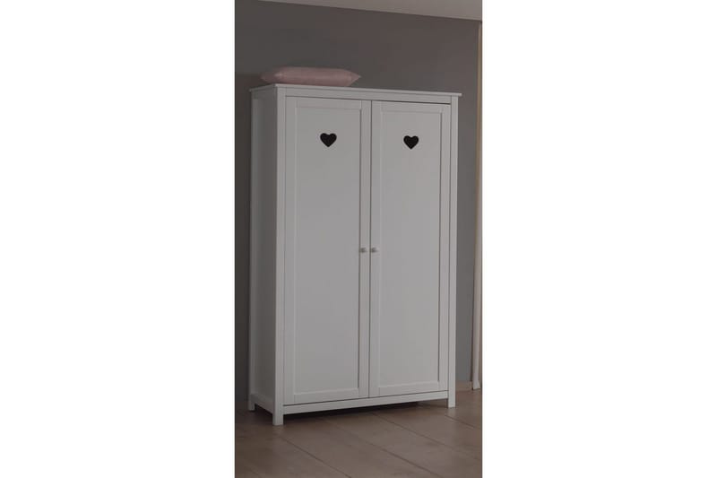 Seng med natbord garderobe skrivebord bogreol Amori Hvid 2-døre - 2-døre - Møbler - Møbelsæt - Møbelsæt til soveværelse