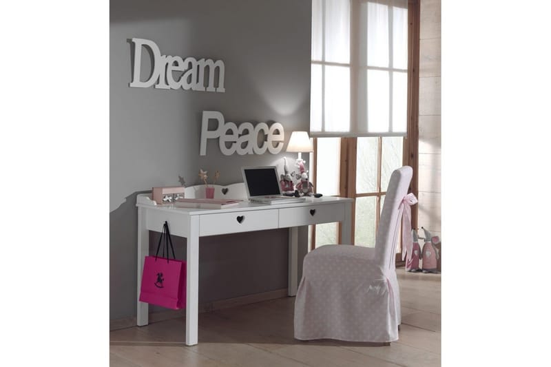 Seng med natbord garderobe skrivebord bogreol Amori Hvid 3-døre - 3-døre - Møbler - Møbelsæt - Møbelsæt til soveværelse