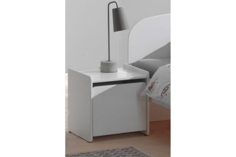 Seng med natbord Kiddy Hvid - Hvid - Møbler - Møbelsæt - Møbelsæt til soveværelse