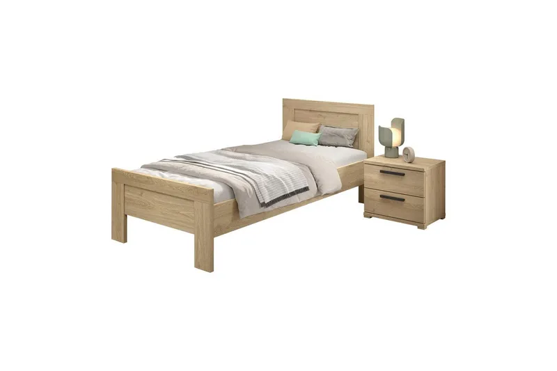 Seng med natbord Sam, undefined