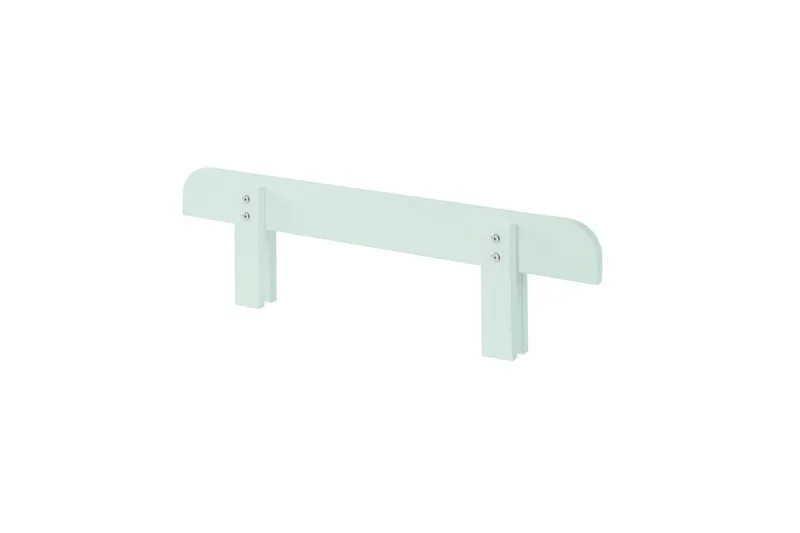 Seng med natbord Væghylder Sikkerhedsskinne Kiddy Mintgrøn - Mintgrøn - Møbler - Møbelsæt - Møbelsæt til soveværelse