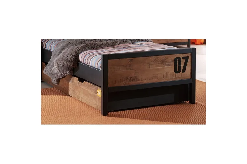 Seng med skuffe natbord skrivebord garderobe bogreol Alex 2-døre - 2-døre - Møbler - Møbelsæt - Møbelsæt til soveværelse