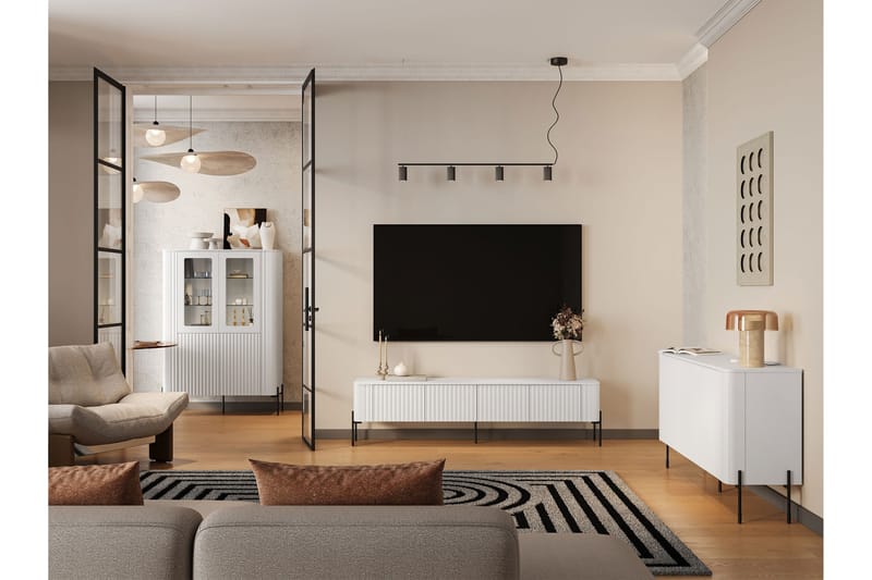 Sherie Møbelsæt Til Stuen - Beige - Møbler - Møbelsæt - Møbelsæt til stuen