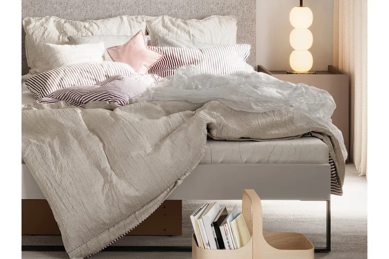 Sigmana Møbelsæt til Soveværelse - Lys Grå/Beige - Møbler - Møbelsæt - Møbelsæt til soveværelse