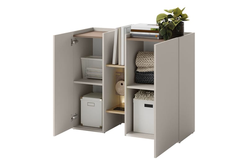 Sigmana Møbelsæt til Soveværelse - Lys Grå/Beige - Møbler - Møbelsæt - Møbelsæt til soveværelse