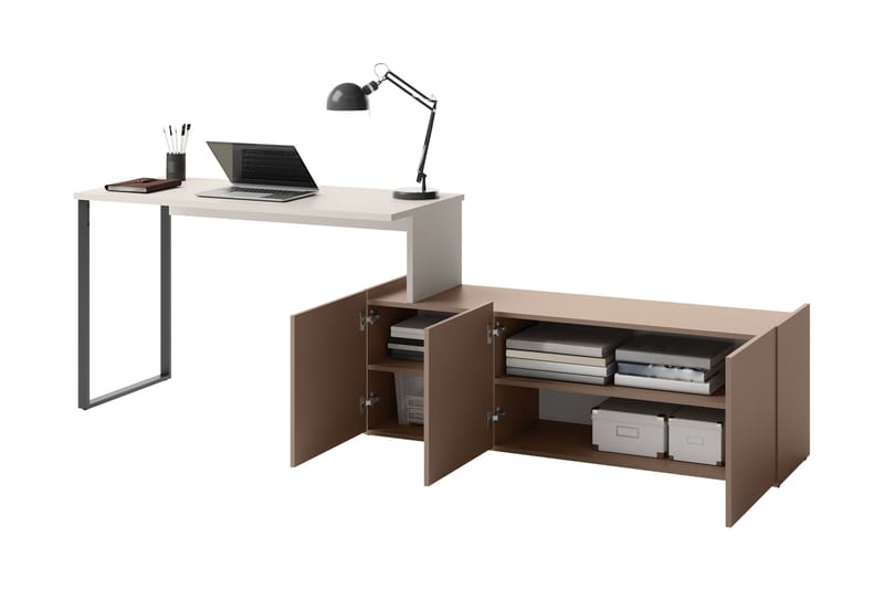 Sigmana Møbelsæt til Soveværelse - Lysegrå/Brun/Beige - Møbler - Møbelsæt - Møbelsæt til soveværelse