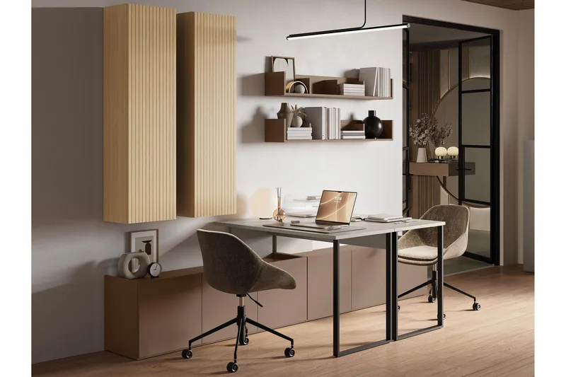 Sigmana Møbelsæt til Stue - Lys Grå/Beige - Møbler - Møbelsæt - Møbelsæt til stuen