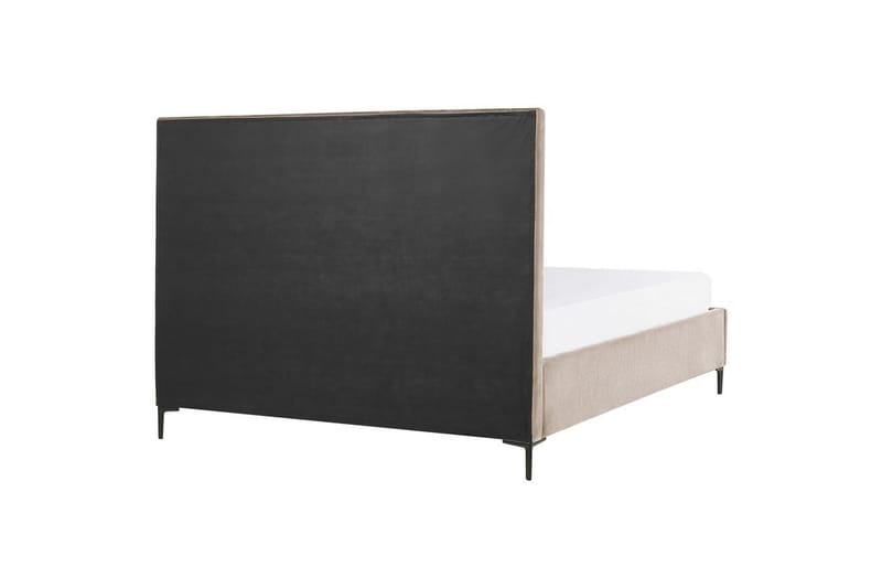 Soveværelsesæt Sezanne Beige/grå/sort, 180x200 cm, Fløjl - Beige/grå/sort, 180x200 cm, Fløjl - Møbler - Møbelsæt - Møbelsæt til soveværelse