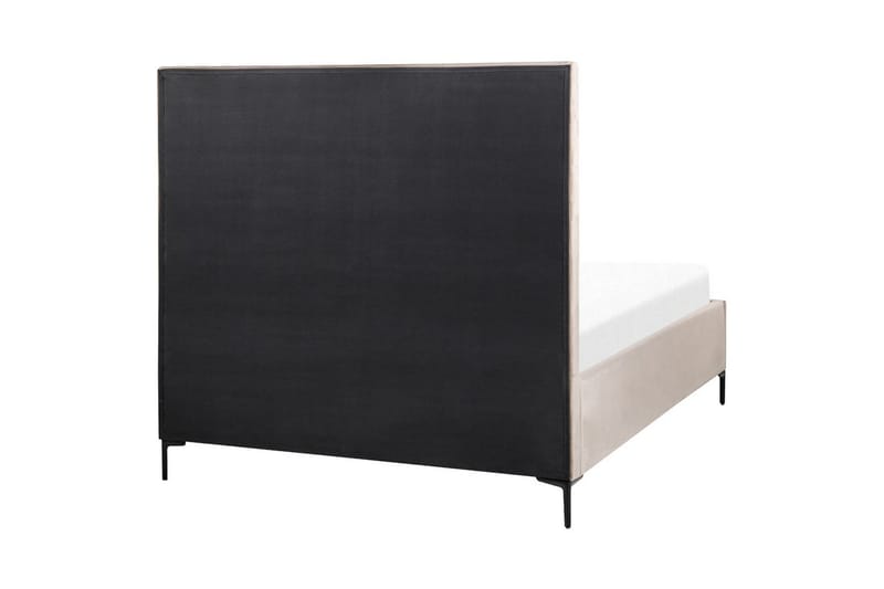 Soveværelsesæt Sezanne Grå/Beige/Sort, 140x200 cm, Fløjl - Grå/Beige/Sort, 140x200 cm, Fløjl - Møbler - Møbelsæt - Møbelsæt til soveværelse