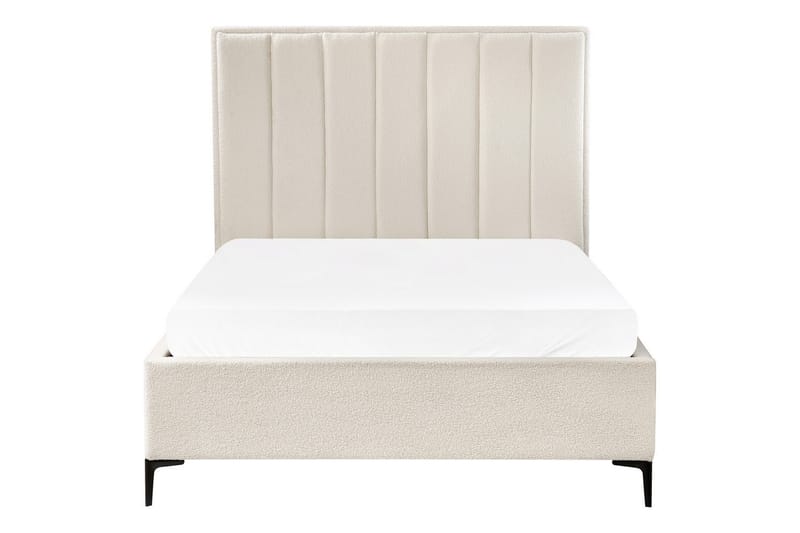Soveværelsesæt Sezanne Hvid/Sort, 140x200 cm, Bouclé - Hvid/Sort, 140x200 cm, Bouclé - Møbler - Møbelsæt - Møbelsæt til soveværelse