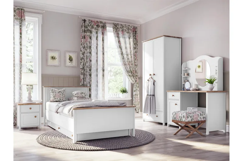 Storys Møbelsæt til Soveværelse - Hvid - Møbler - Møbelsæt - Møbelsæt til soveværelse