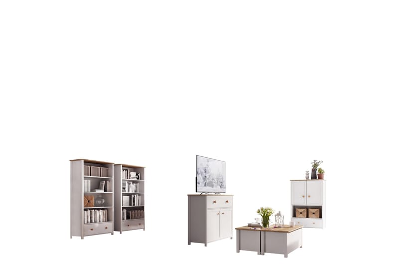 Storys Møbelsæt til Stue, Brun