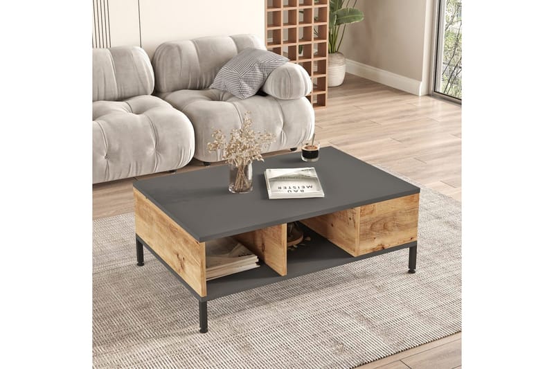 Stuemøbel Sæt Galloway Atlantisk Fyr / Antracit - Grå - Møbler - Møbelsæt - Møbelsæt til stuen