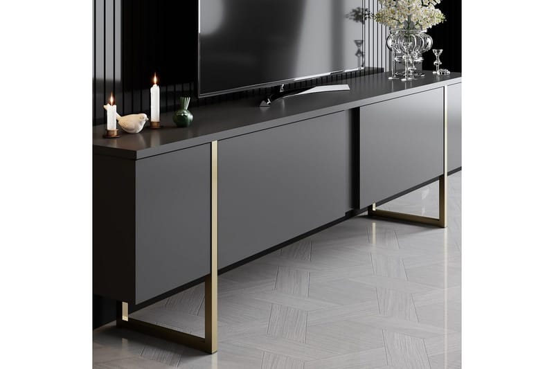 Stuemøbel Sæt Masafumie Sæt Antracit / Rany - Antracit / Rany - Møbler - Møbelsæt - Møbelsæt til stuen