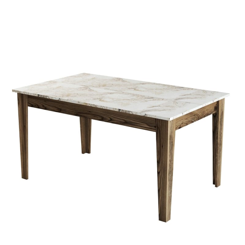 Stuemøbelsæt Hanah Home Milan500 (180 x 78,6 x 35 cm) Valnød / Travertin - Møbler - Møbelsæt - Møbelsæt til stuen