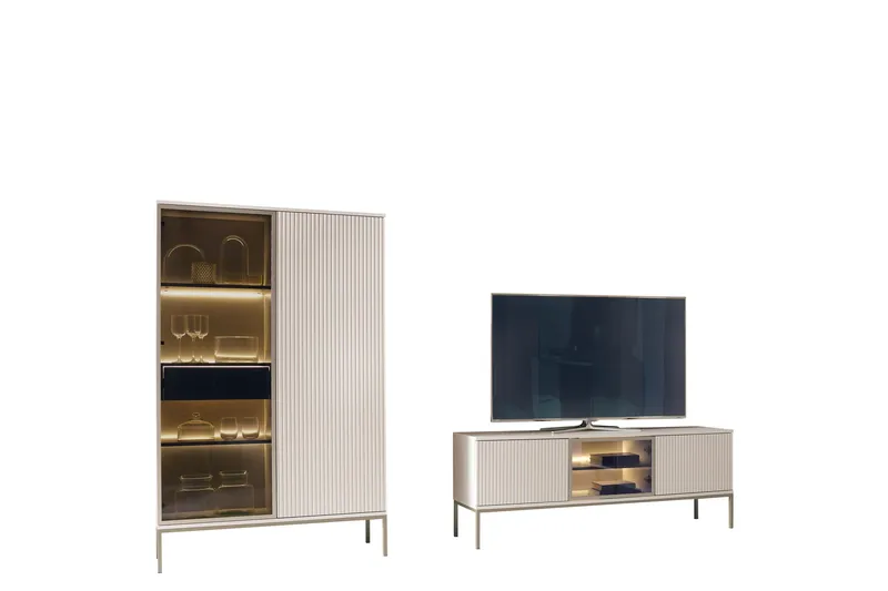 Tenorio Møbelsæt Til Stue, Beige