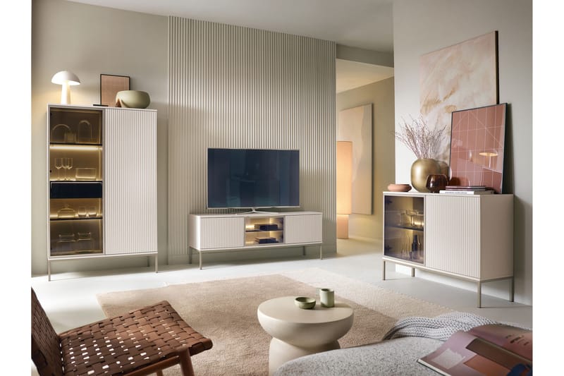 Tenorio Møbelsæt Til Stue - Beige - Møbler - Møbelsæt - Møbelsæt til stuen