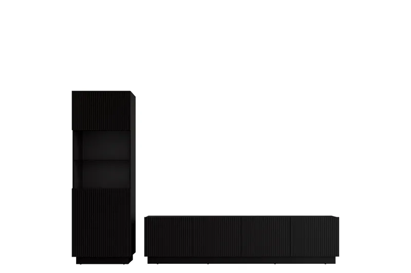 Torvalen Møbelsæt Til Stue - Sort - Møbler - Møbelsæt - Møbelsæt til stuen