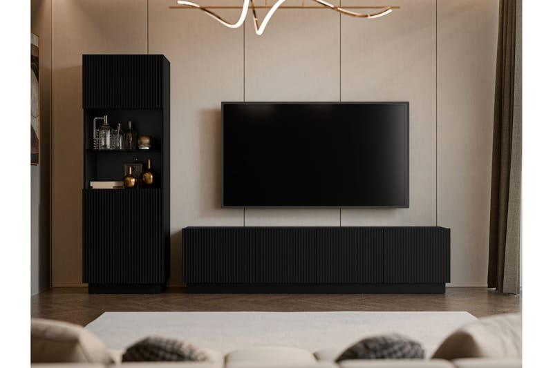 Torvalen Møbelsæt Til Stue - Sort - Møbler - Møbelsæt - Møbelsæt til stuen