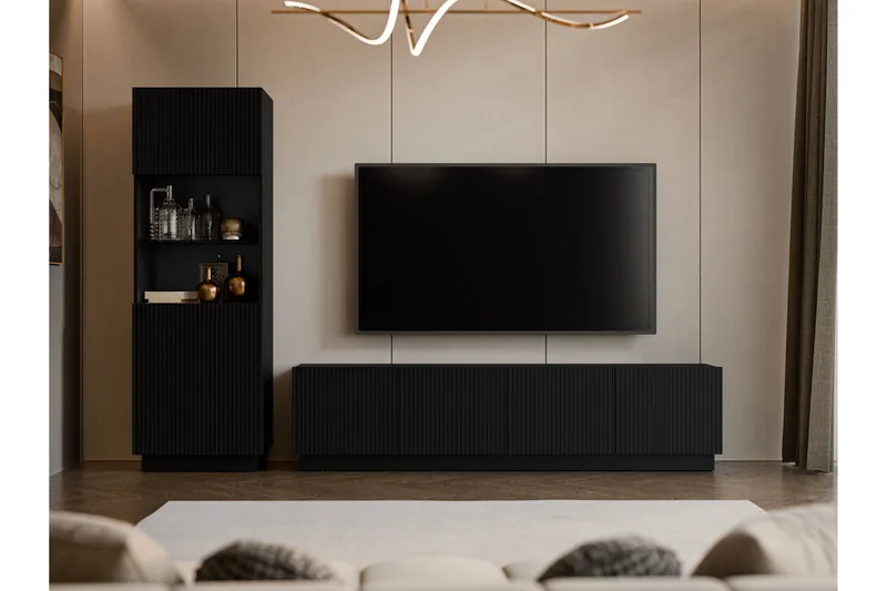 Torvalen Møbelsæt Til Stue - Sort - Møbler - Møbelsæt - Møbelsæt til stuen