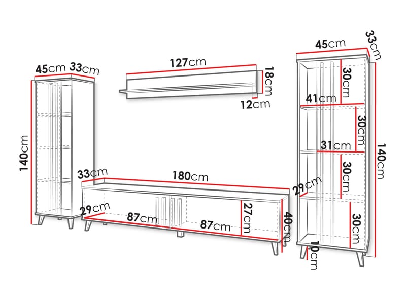 Torvos Møbelsæt til stue - Beige - Møbler - Møbelsæt - Møbelsæt til stuen