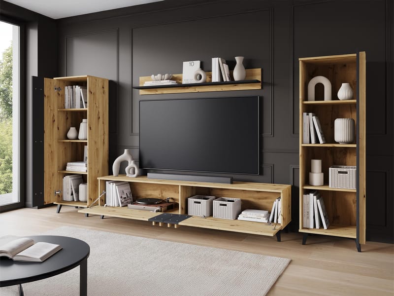 Torvos Møbelsæt til stue - Brun/Sort - Møbler - Møbelsæt - Møbelsæt til stuen