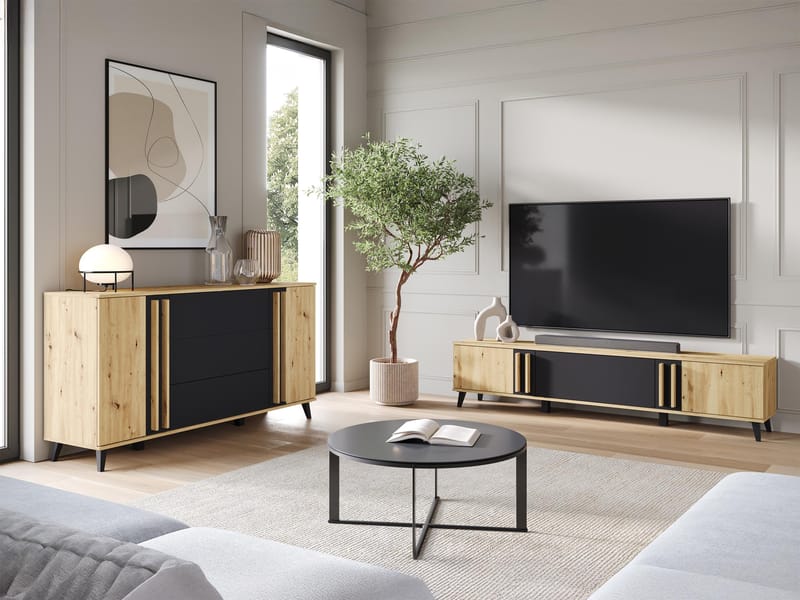 Torvos Møbelsæt til stue - Brun/Sort - Møbler - Møbelsæt - Møbelsæt til stuen