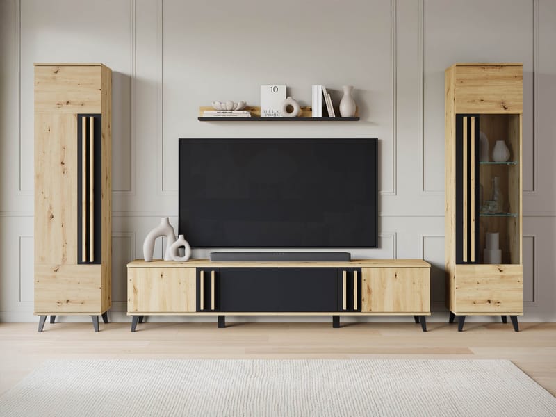 Torvos Møbelsæt til stue - Brun/Sort - Møbler - Møbelsæt - Møbelsæt til stuen