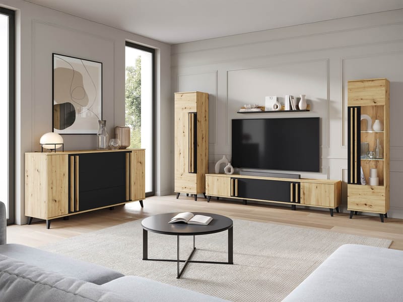 Torvos Møbelsæt til stue - Brun/Sort - Møbler - Møbelsæt - Møbelsæt til stuen