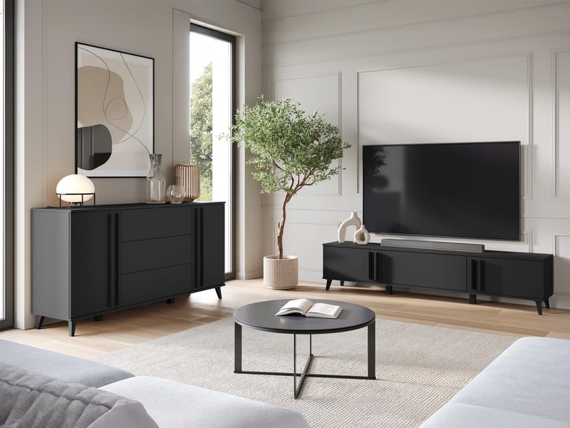 Torvos Møbelsæt til stue - Sort - Møbler - Møbelsæt - Møbelsæt til stuen