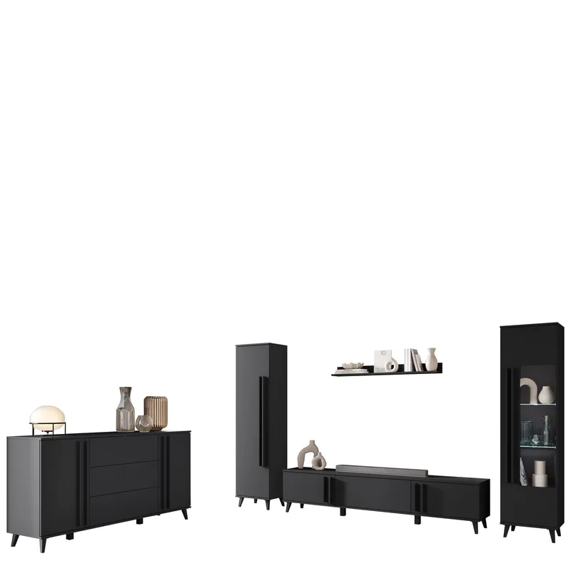 Torvos Møbelsæt til stue, Sort