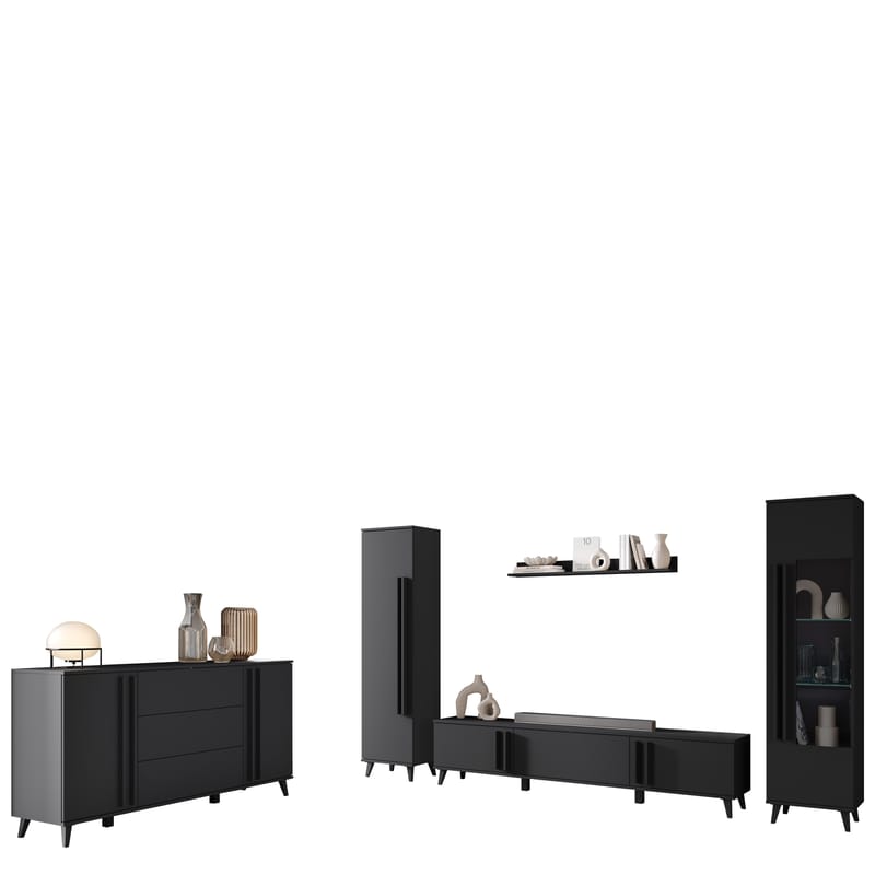 Torvos Møbelsæt til stue - Sort - Møbler - Møbelsæt - Møbelsæt til stuen