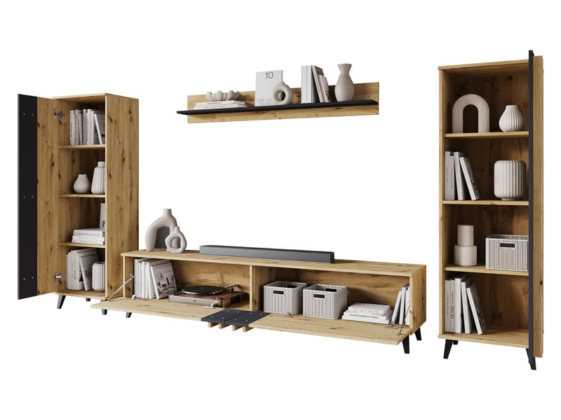 Torvos Møbelsæt til stue - Sort - Møbler - Møbelsæt - Møbelsæt til stuen