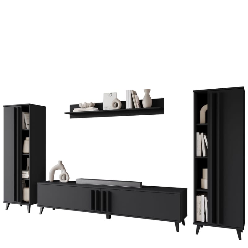 Torvos Møbelsæt til stue - Sort - Møbler - Møbelsæt - Møbelsæt til stuen