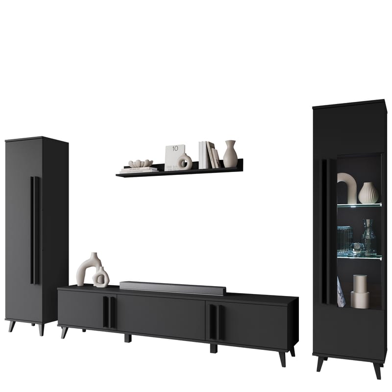 Torvos Møbelsæt til stue - Sort - Møbler - Møbelsæt - Møbelsæt til stuen