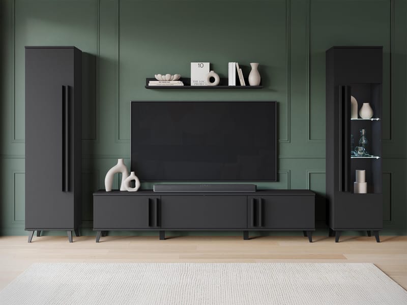Torvos Møbelsæt til stue - Sort - Møbler - Møbelsæt - Møbelsæt til stuen