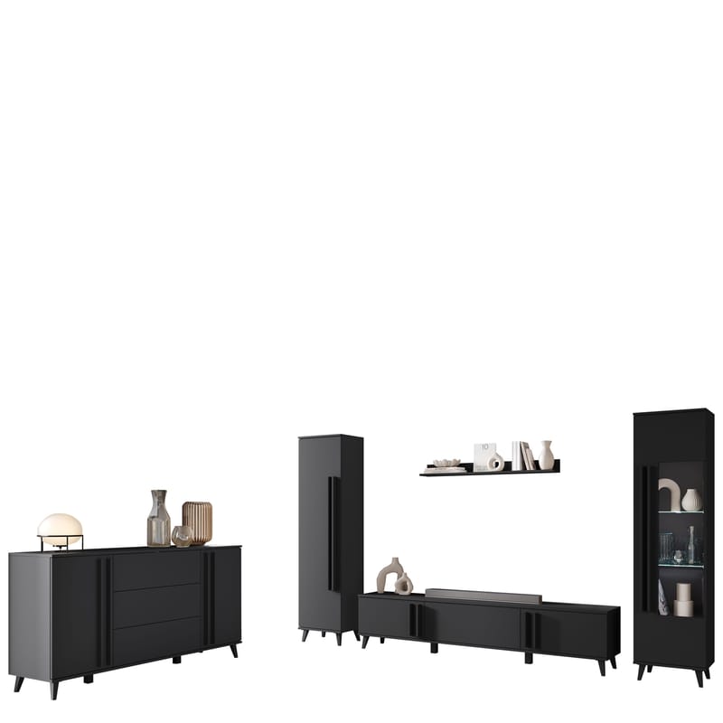 Torvos Møbelsæt til stue - Sort - Møbler - Møbelsæt - Møbelsæt til stuen
