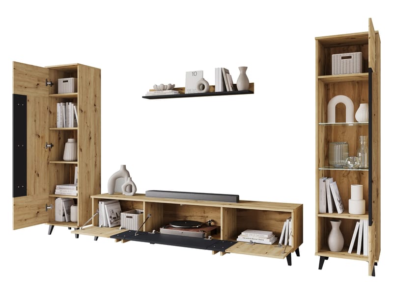 Torvos Møbelsæt til stue - Sort - Møbler - Møbelsæt - Møbelsæt til stuen