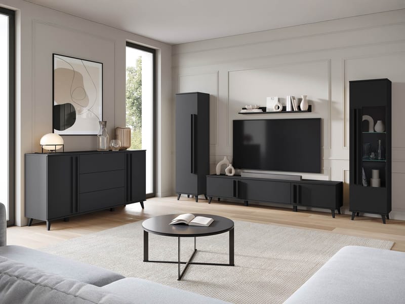 Torvos Møbelsæt til stue - Sort - Møbler - Møbelsæt - Møbelsæt til stuen