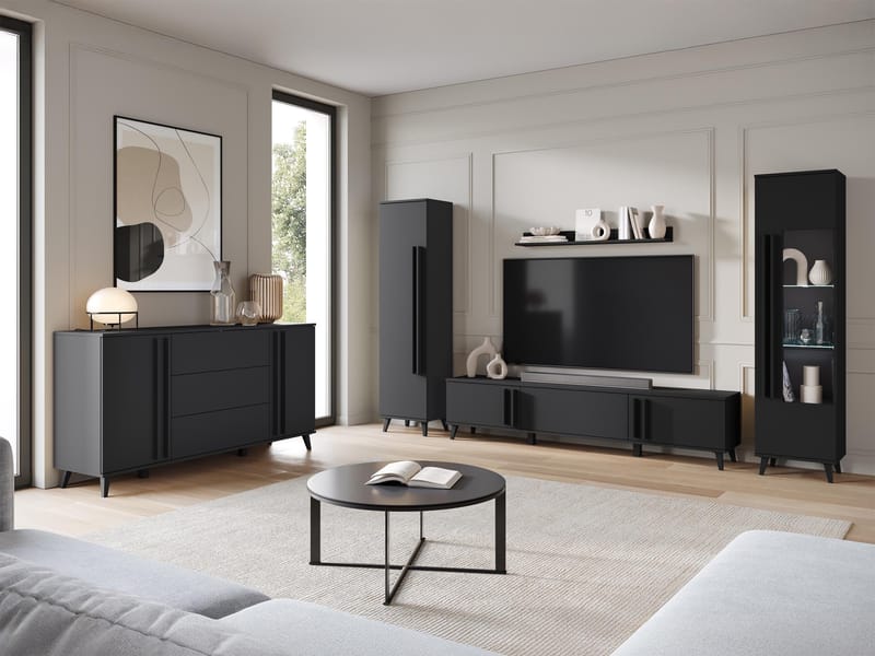 Torvos Møbelsæt til stue - Sort - Møbler - Møbelsæt - Møbelsæt til stuen